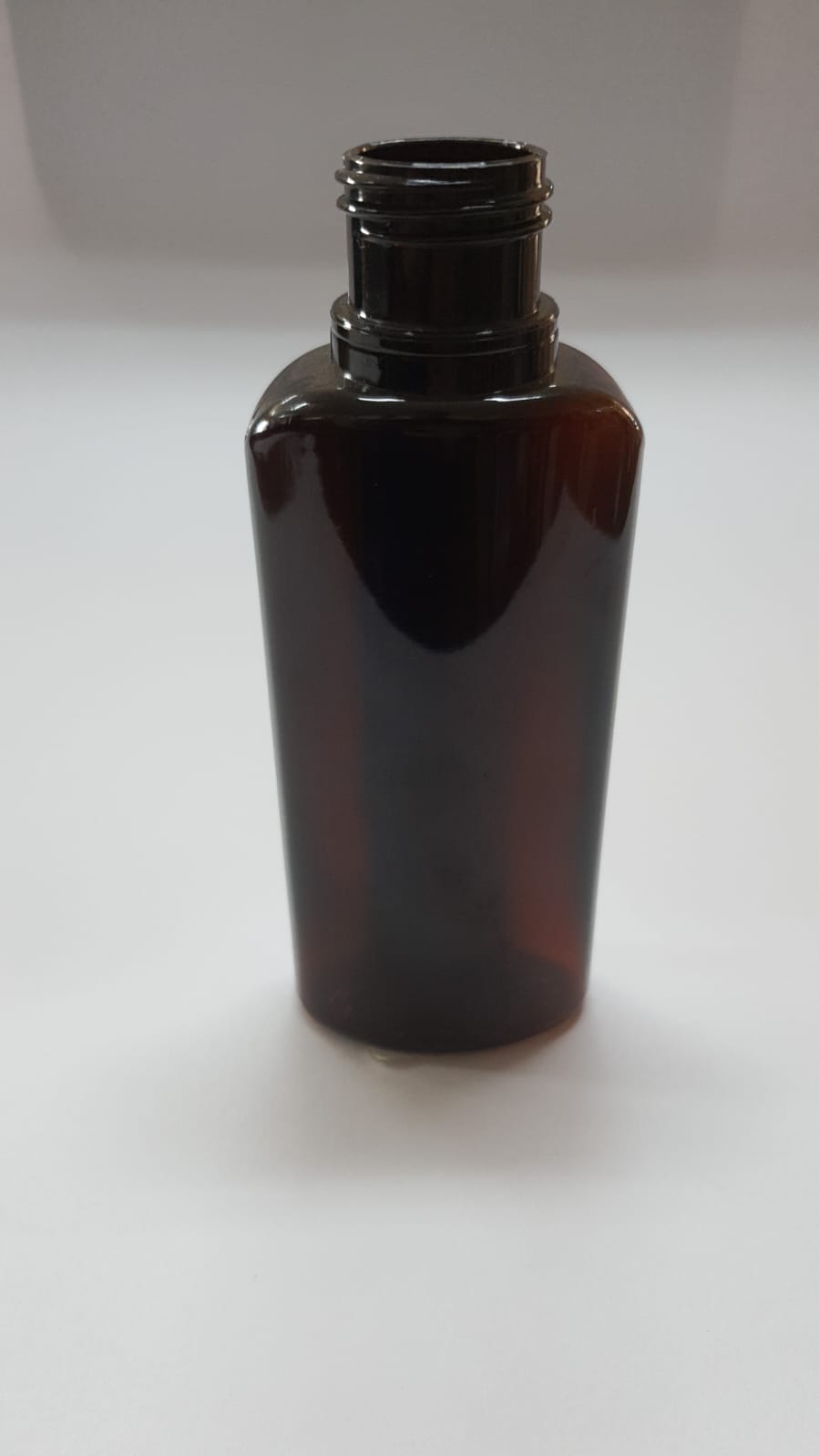 Frasco Pet Oval Ambar