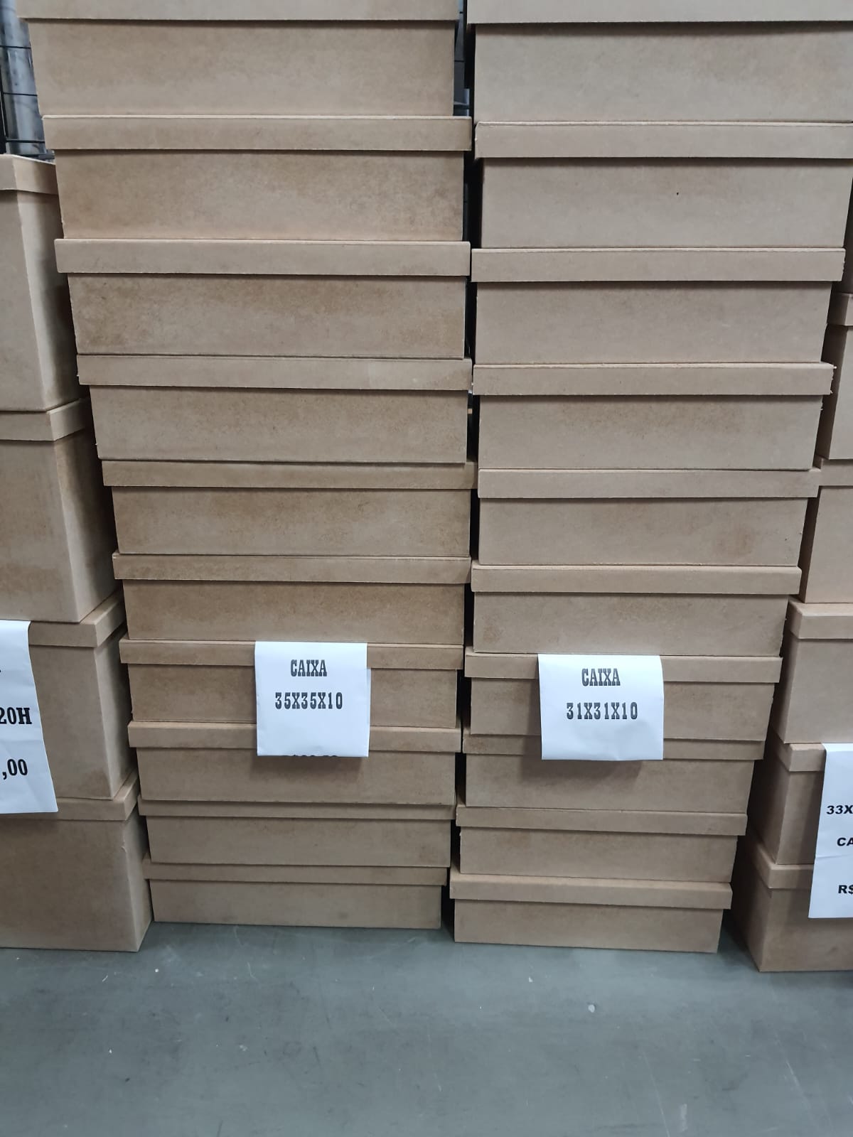 Caixas MDF
