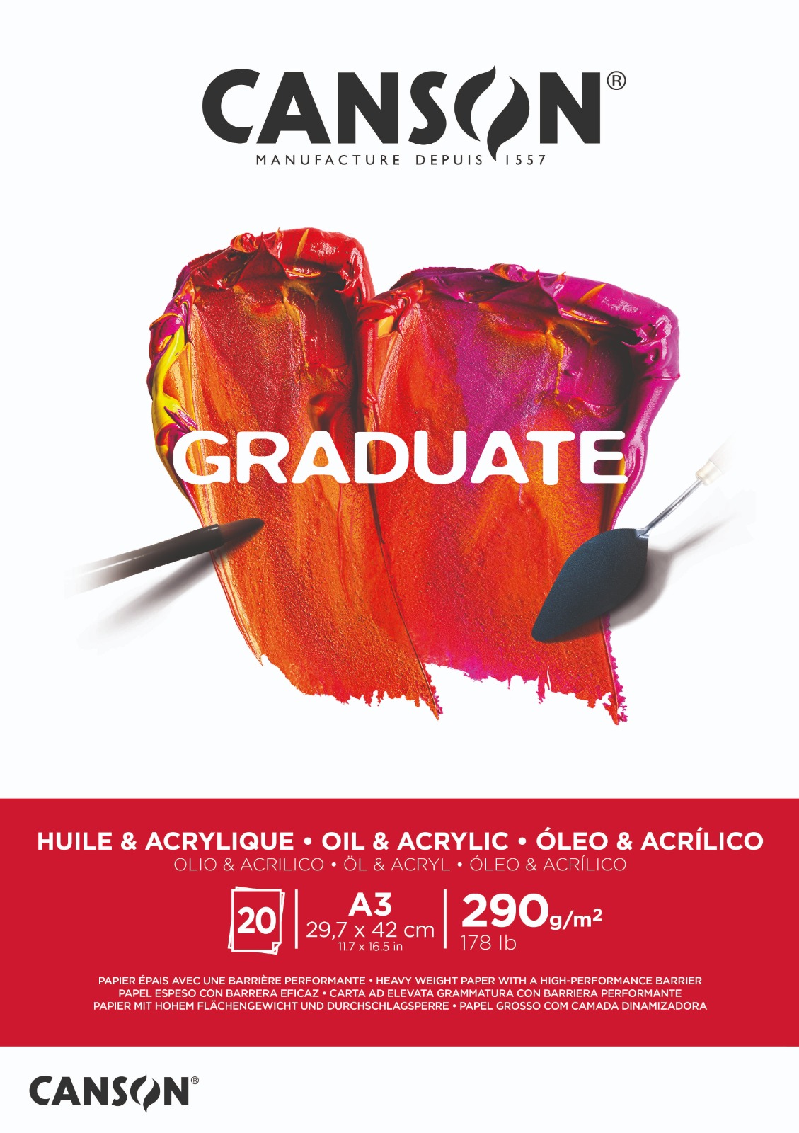 Canson GRADUATE A3 290g/m²